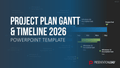 Projektplan & Zeitstrahl 2026 PowerPoint-Vorlage
