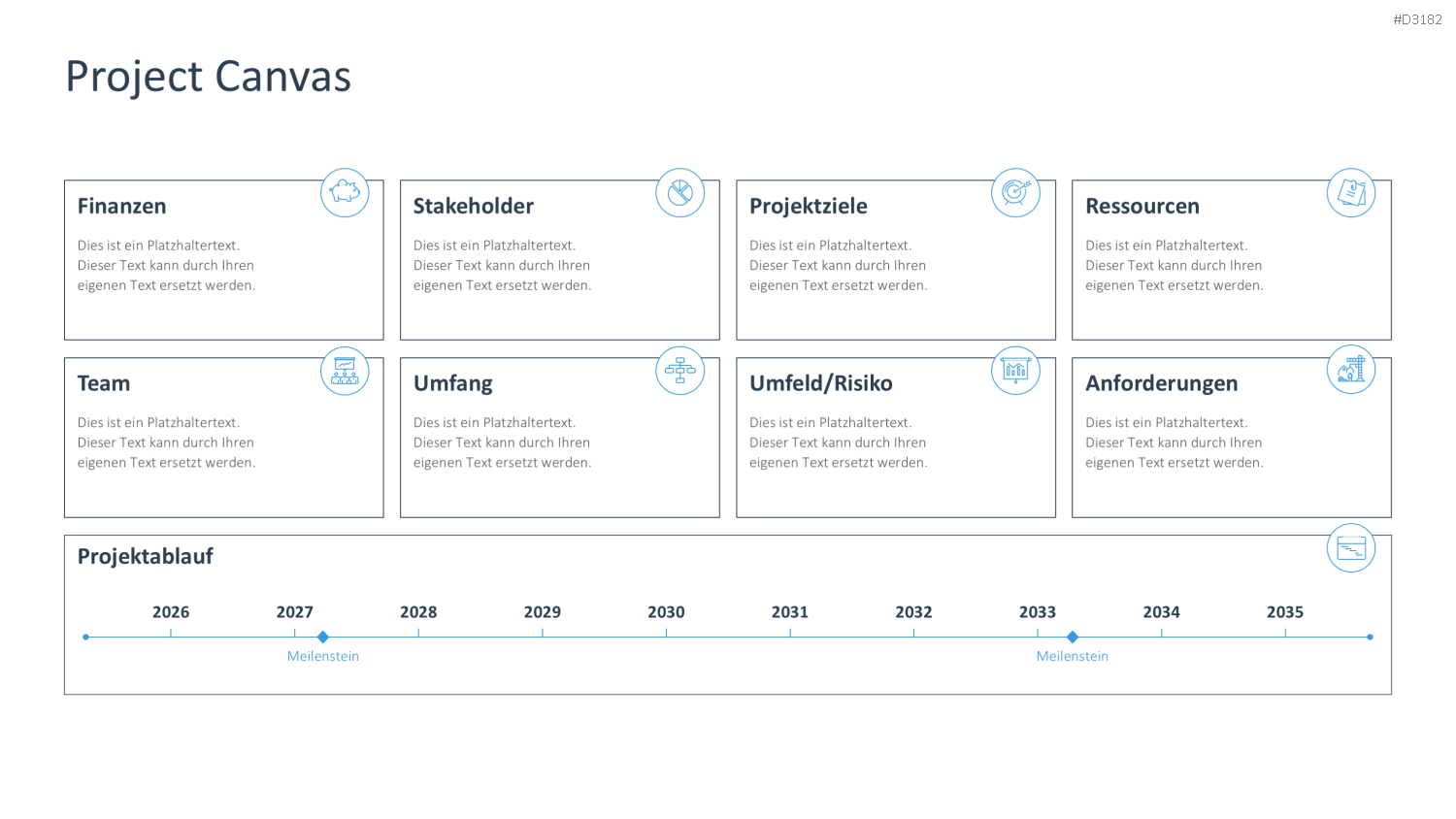 Project Canvas PowerPoint-Vorlage