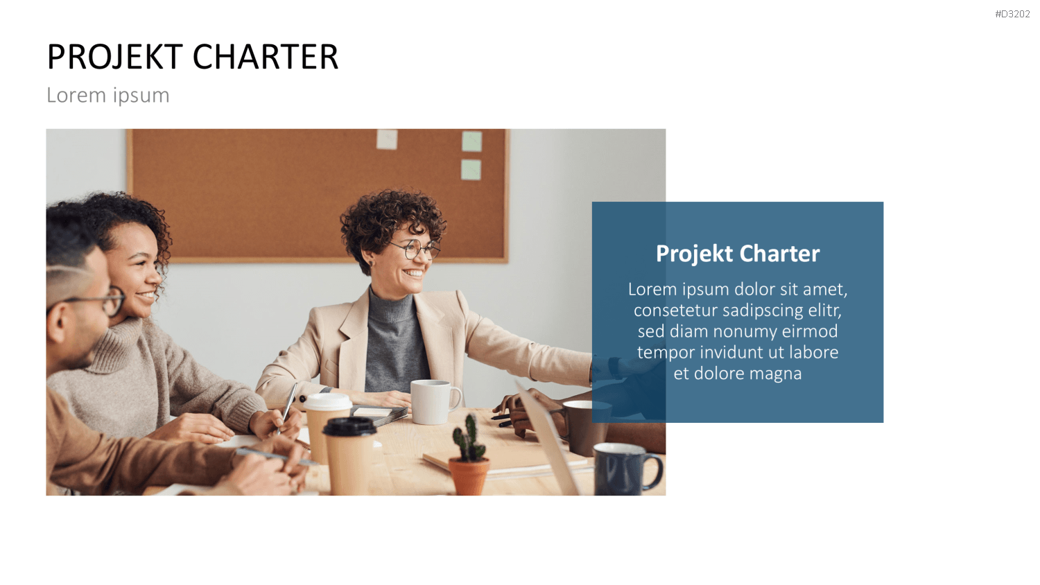 Projekt Charter PowerPoint-Vorlage