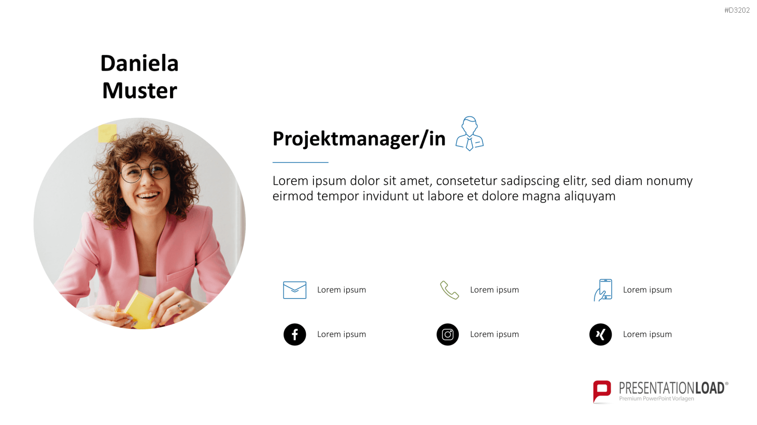 Projekt Charter PowerPoint-Vorlage