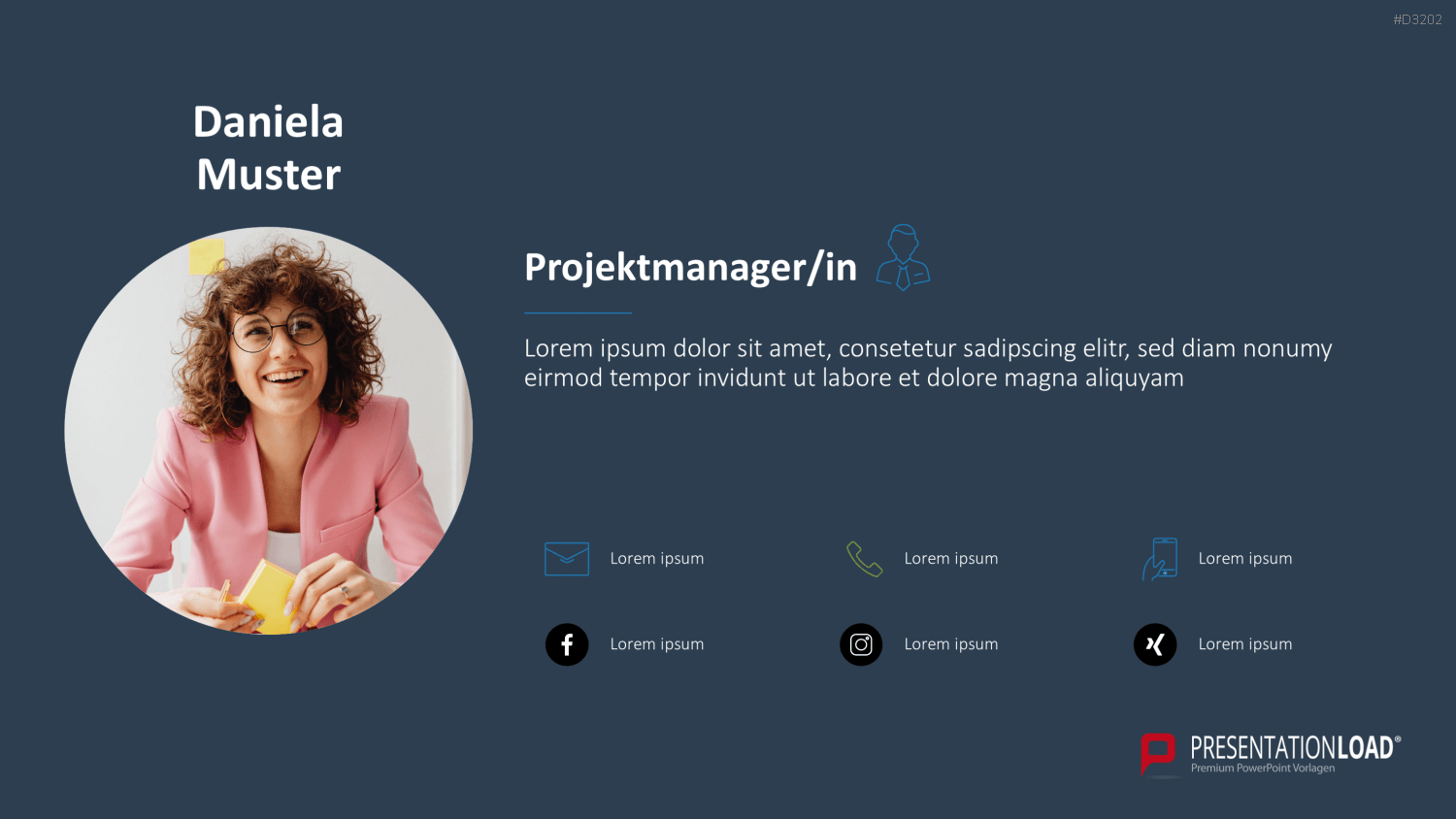 Projekt Charter PowerPoint-Vorlage
