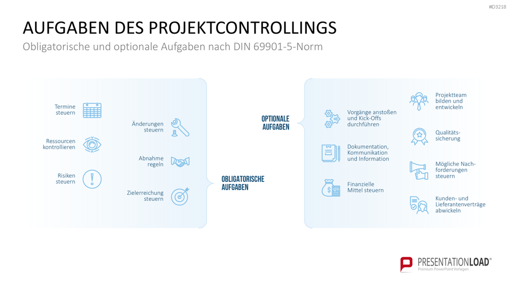 Projekt-Kennzahlen PowerPoint-Vorlage