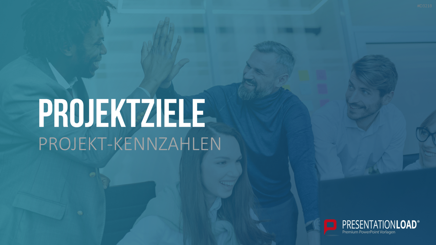 Projekt-Kennzahlen PowerPoint-Vorlage