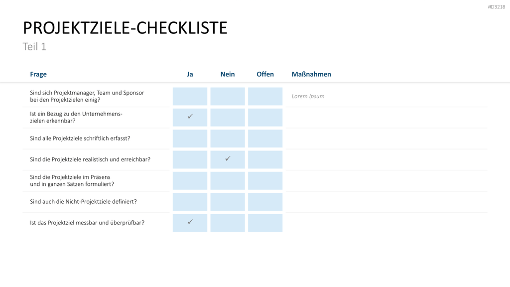 Projekt-Kennzahlen PowerPoint-Vorlage