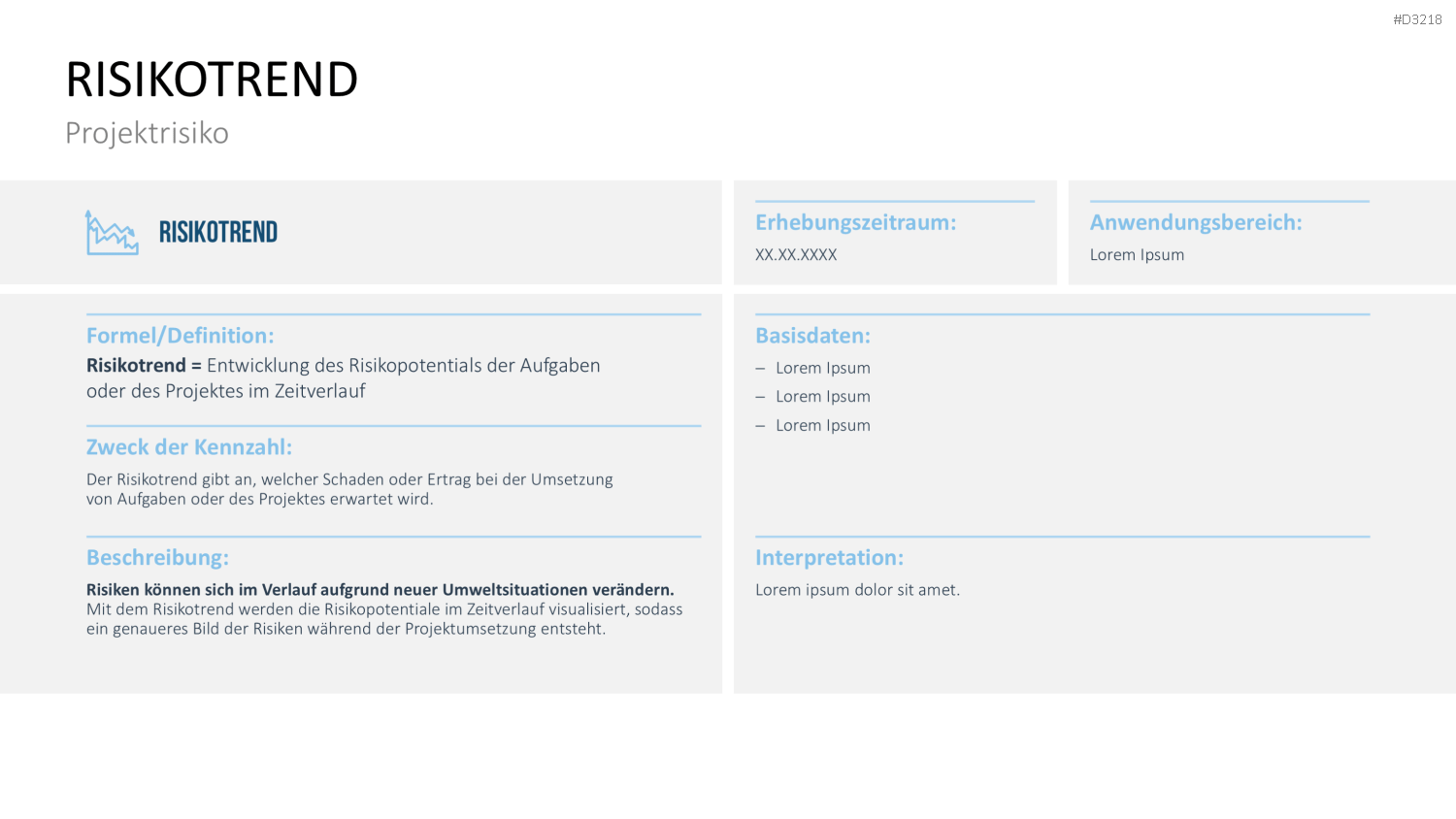 Projekt-Kennzahlen PowerPoint-Vorlage