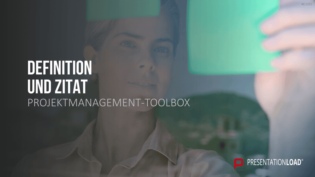 Projektmanagement-Toolbox PowerPoint-Vorlage