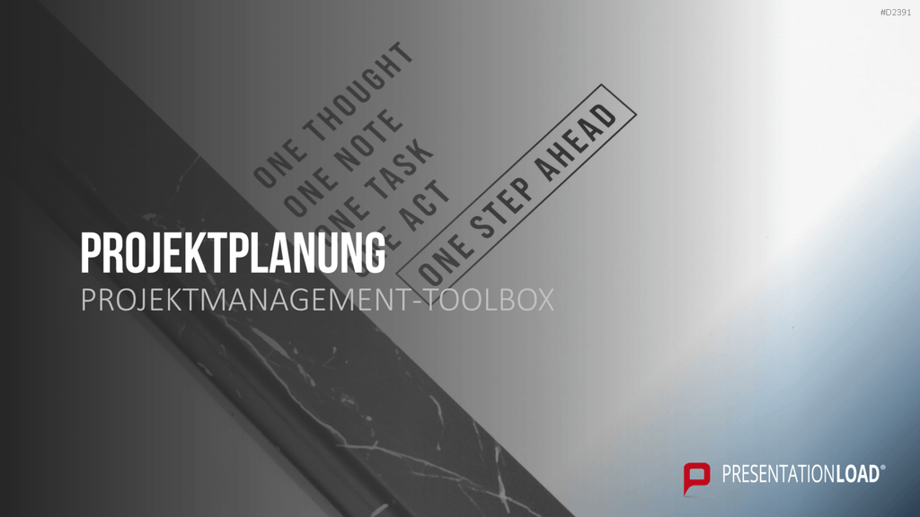 Projektmanagement-Toolbox PowerPoint-Vorlage