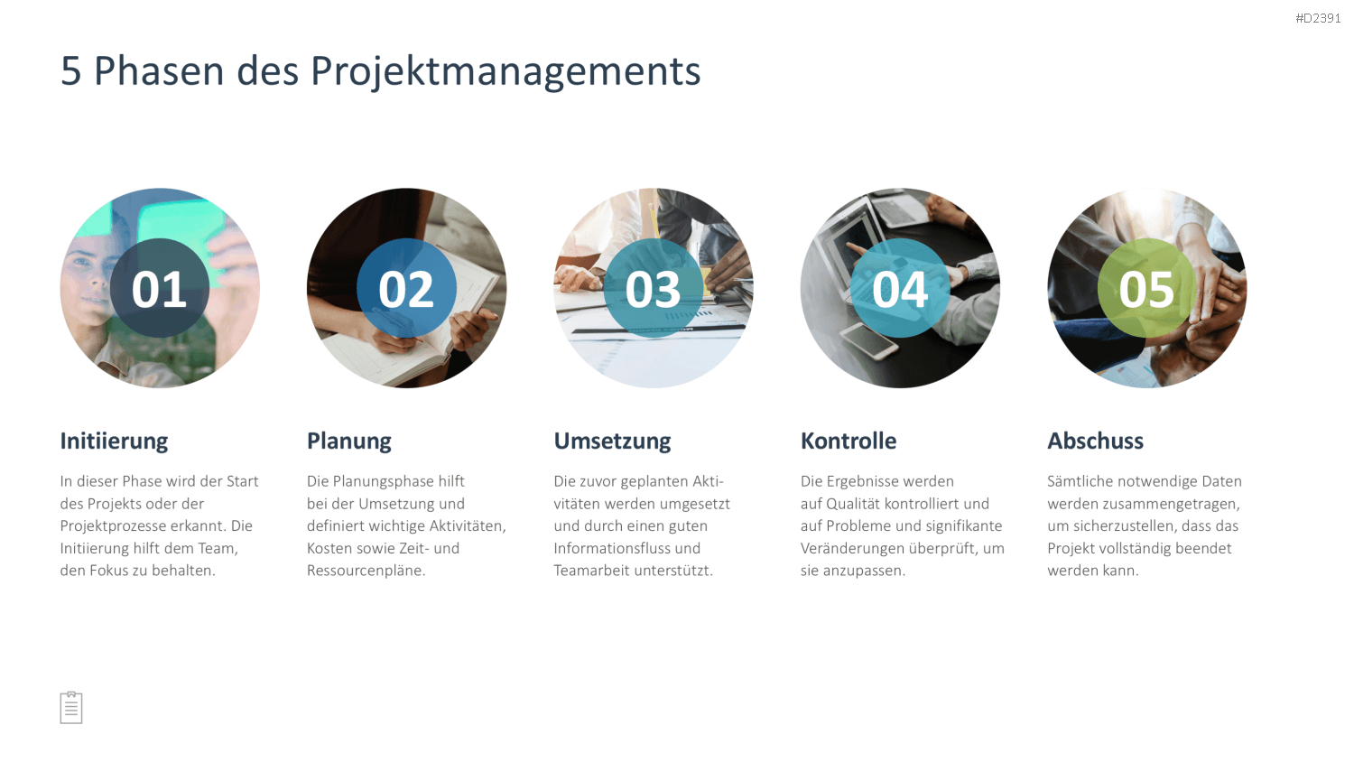 Projektmanagement-Toolbox PowerPoint-Vorlage