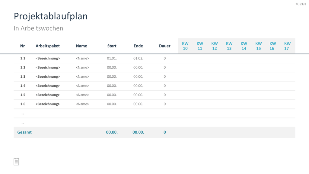Projektmanagement-Toolbox PowerPoint-Vorlage