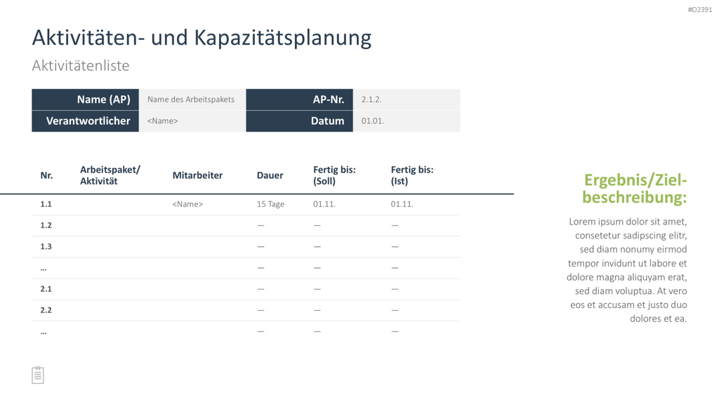 Projektmanagement-Toolbox PowerPoint-Vorlage