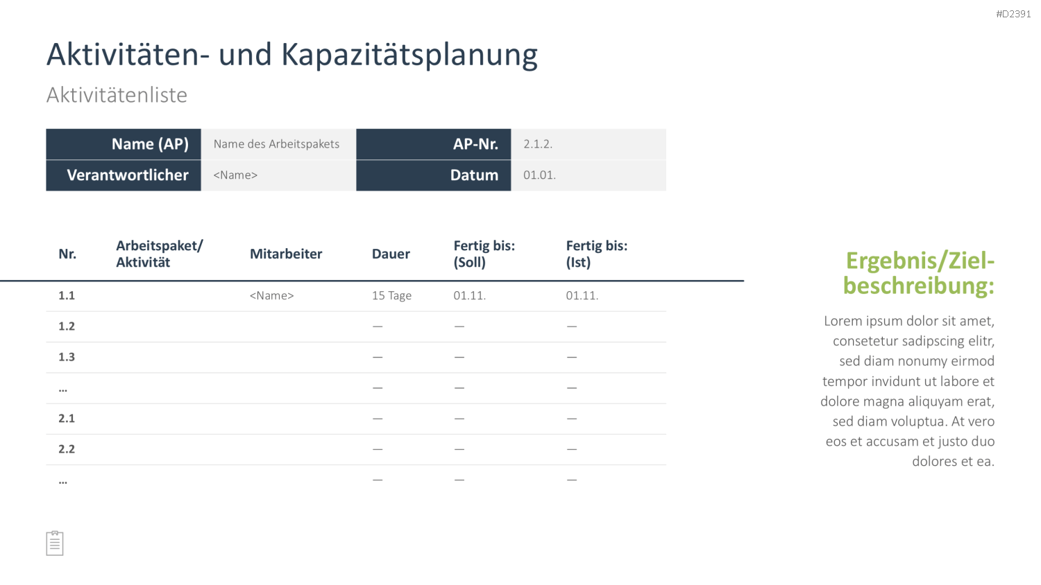 Projektmanagement-Toolbox PowerPoint-Vorlage