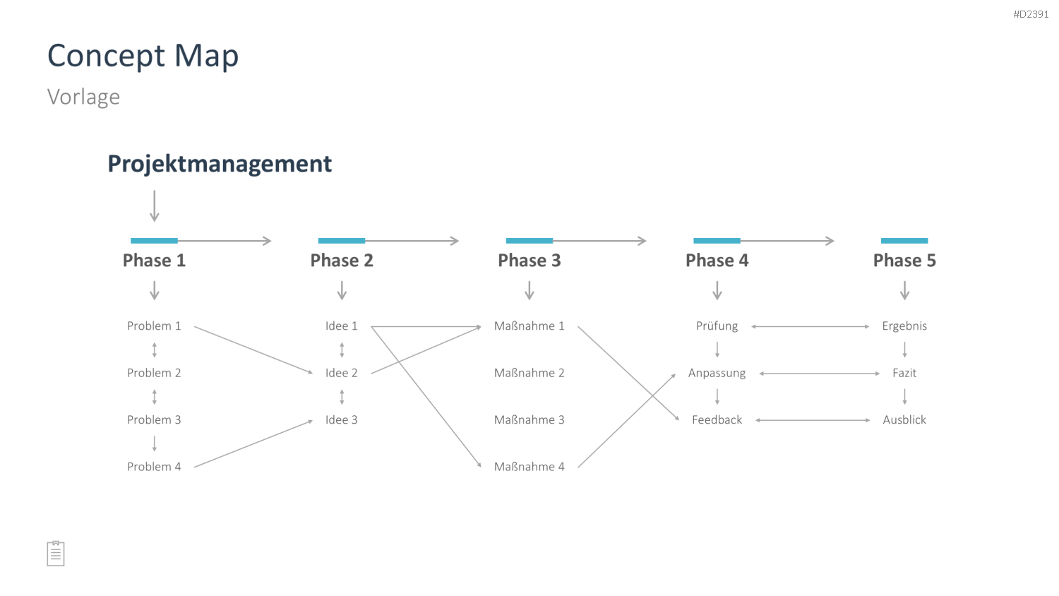 Projektmanagement-Toolbox PowerPoint-Vorlage