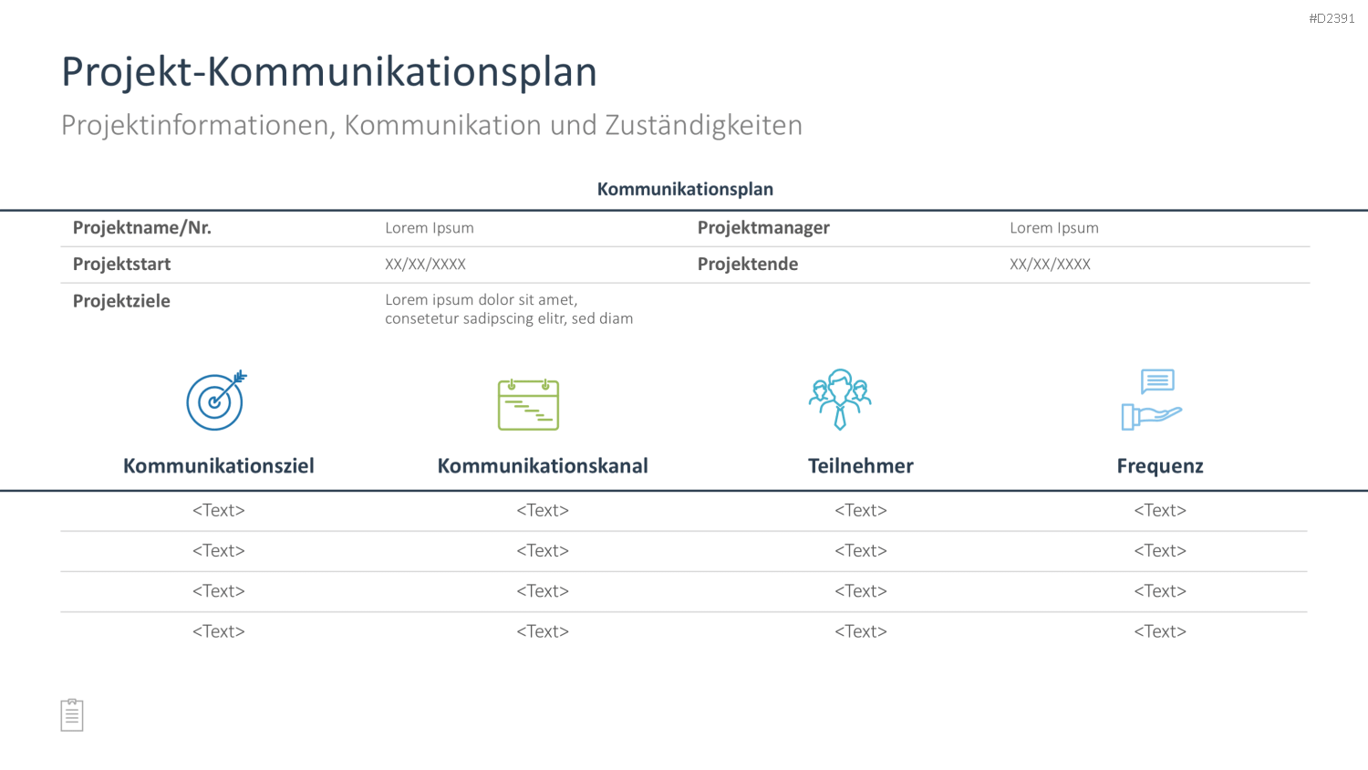 Projektmanagement-Toolbox PowerPoint-Vorlage