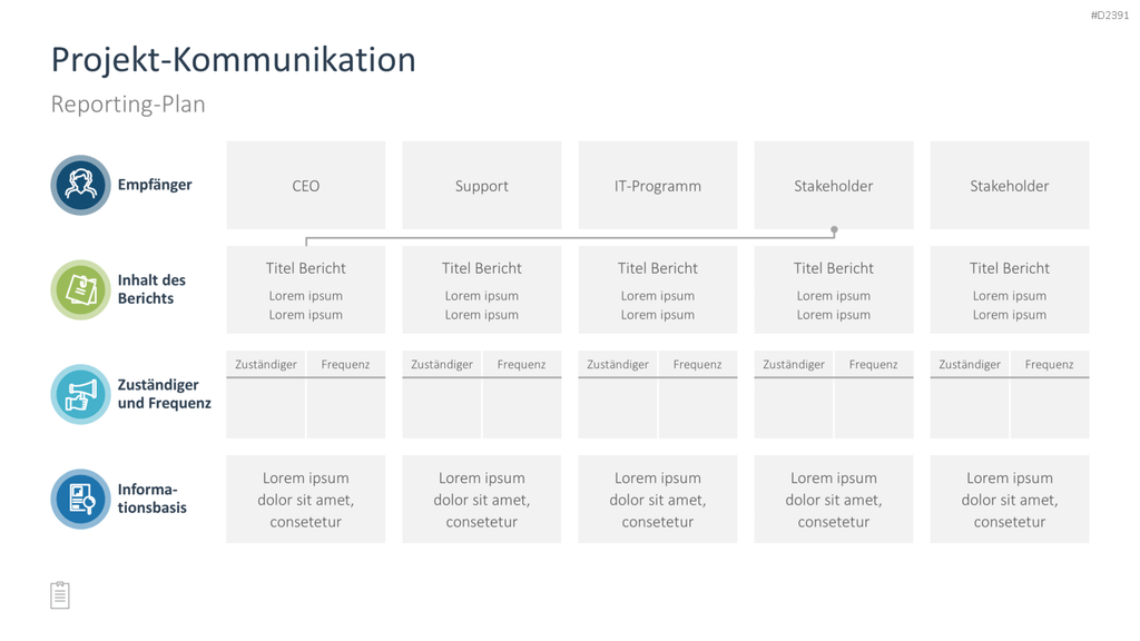 Projektmanagement-Toolbox PowerPoint-Vorlage
