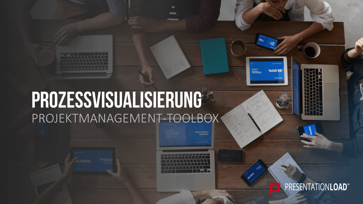 Projektmanagement-Toolbox PowerPoint-Vorlage