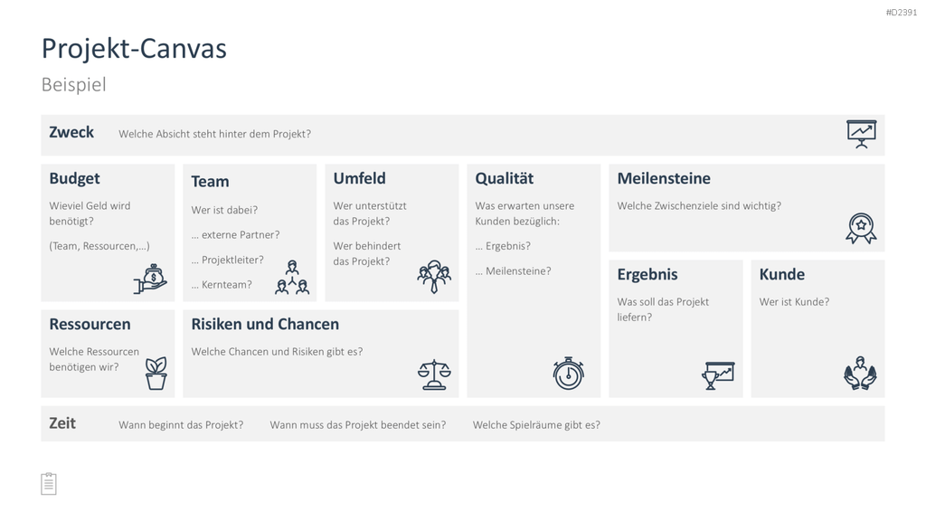 Projektmanagement-Toolbox PowerPoint-Vorlage