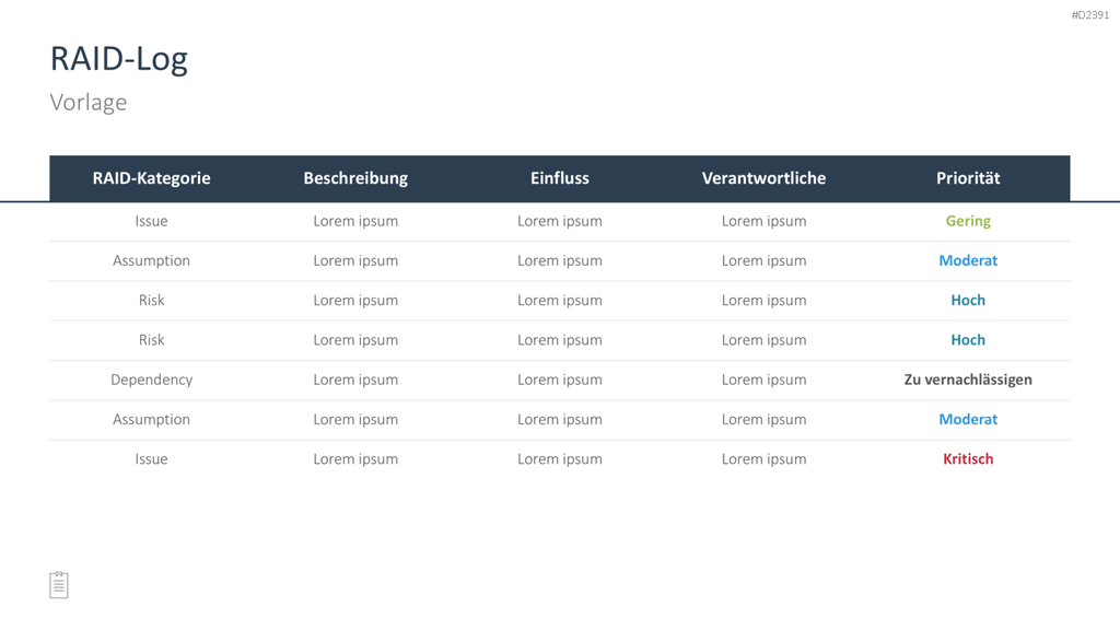 Projektmanagement-Toolbox PowerPoint-Vorlage