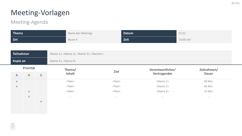 Projektmanagement-Toolbox PowerPoint-Vorlage