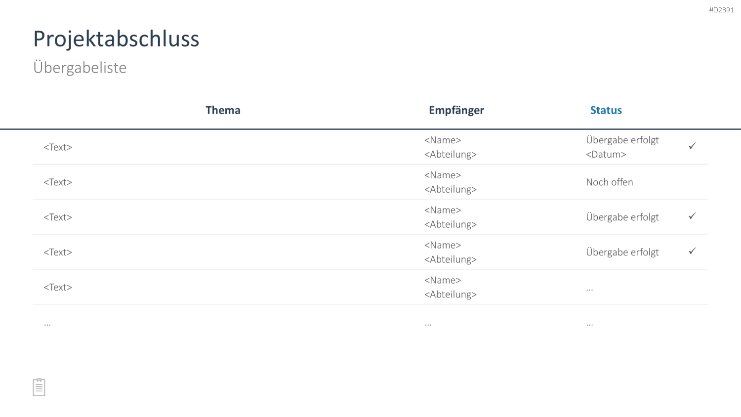 Projektmanagement-Toolbox PowerPoint-Vorlage