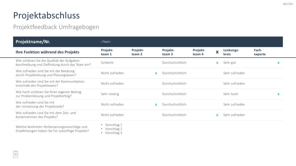 Projektmanagement-Toolbox PowerPoint-Vorlage