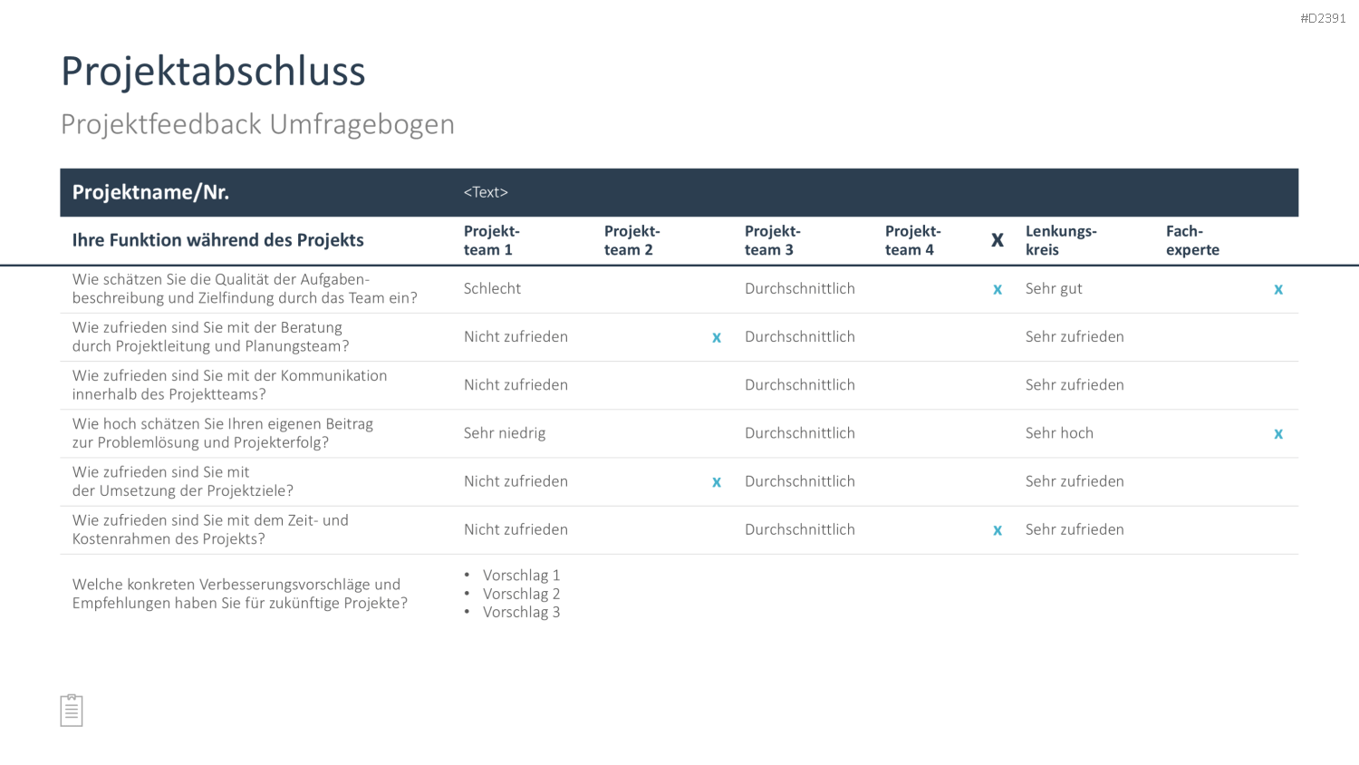 Projektmanagement-Toolbox PowerPoint-Vorlage