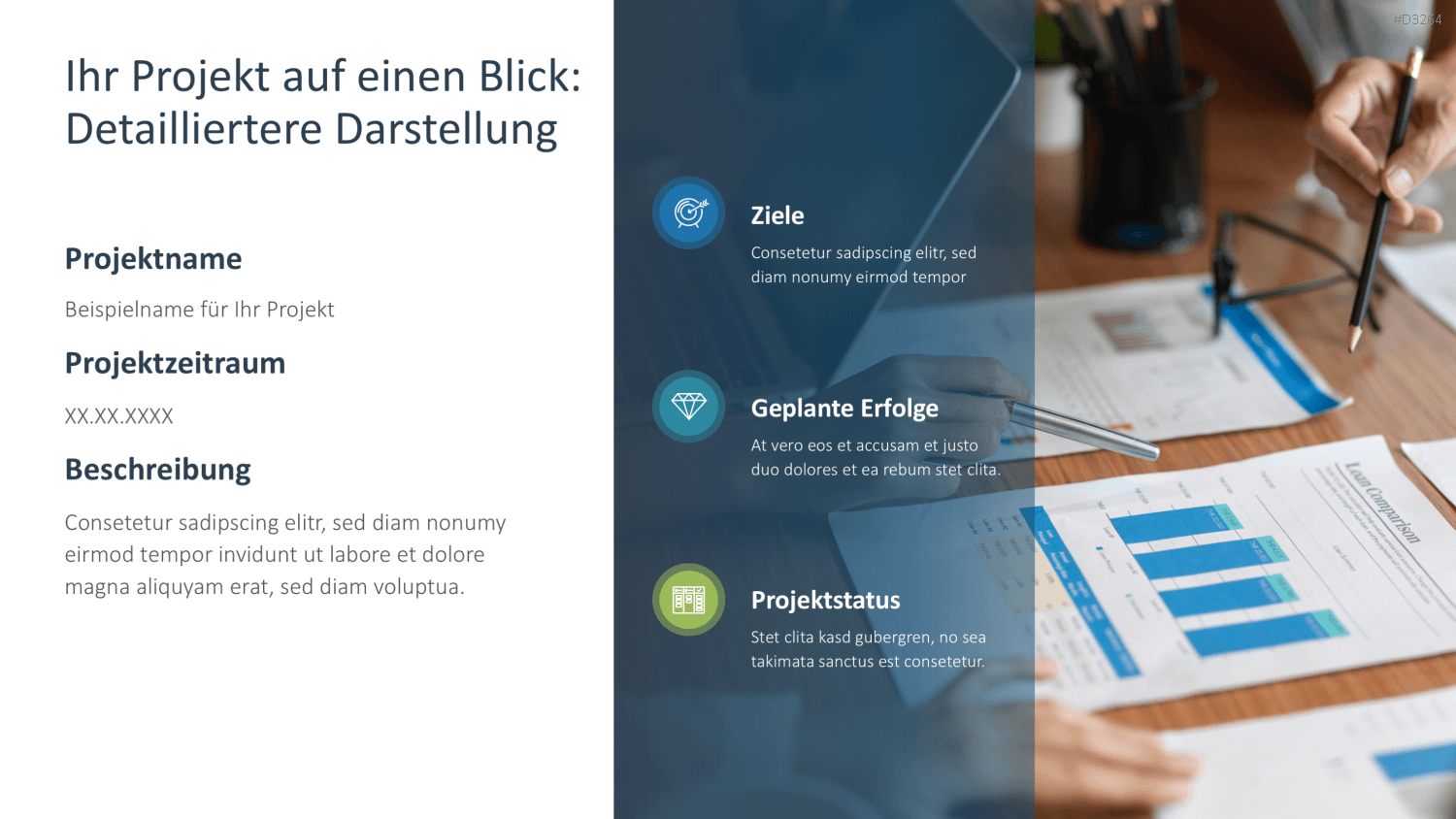 Projektpräsentation PowerPoint-Vorlage