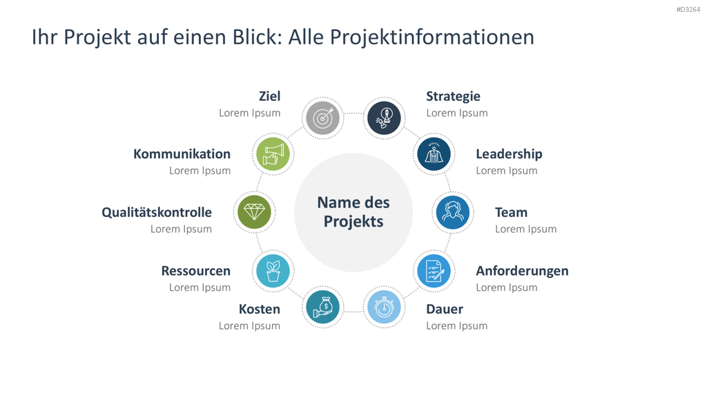 Projektpräsentation PowerPoint-Vorlage