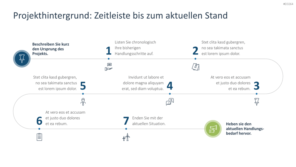 Projektpräsentation PowerPoint-Vorlage