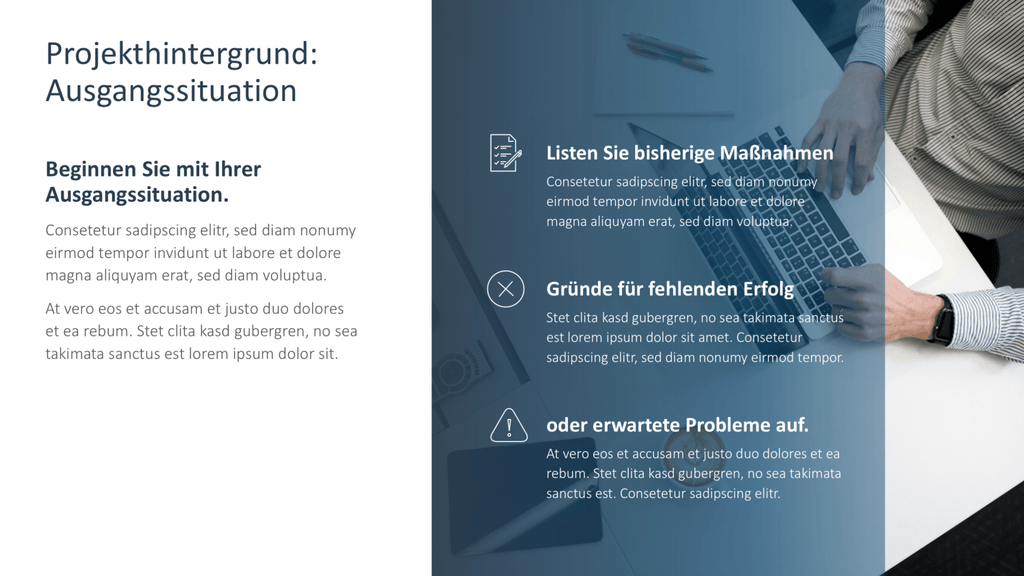 Projektpräsentation PowerPoint-Vorlage