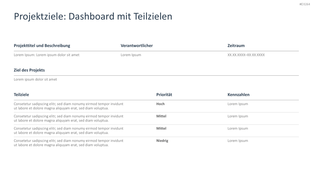 Projektpräsentation PowerPoint-Vorlage