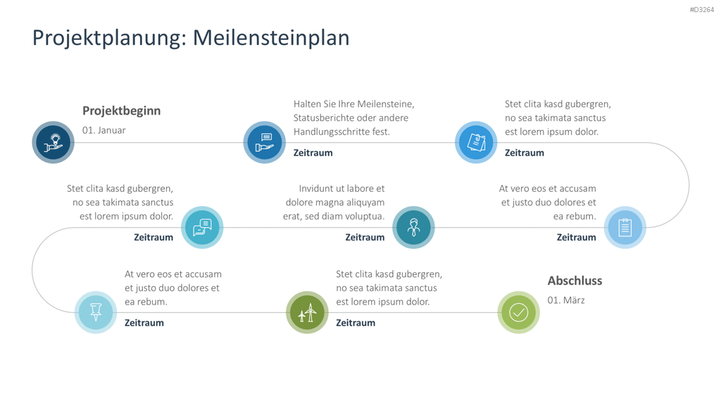 Projektpräsentation PowerPoint-Vorlage