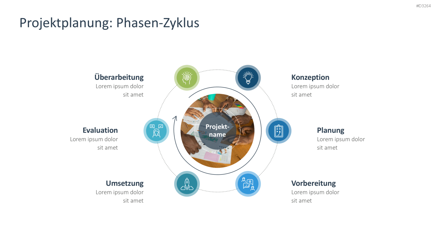 Projektpräsentation PowerPoint-Vorlage