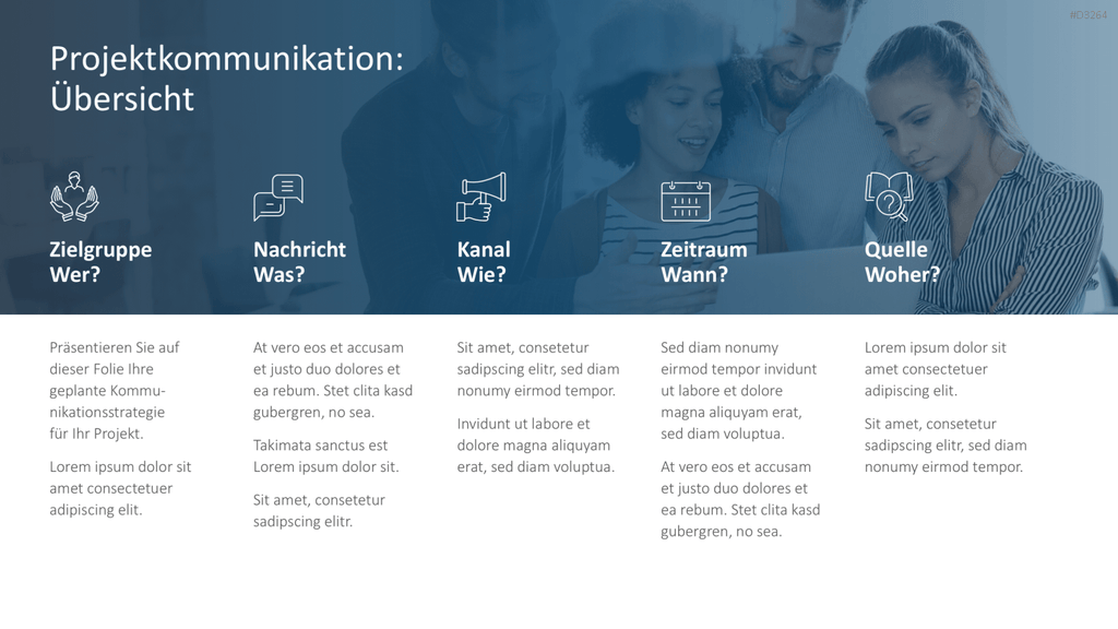 Projektpräsentation PowerPoint-Vorlage