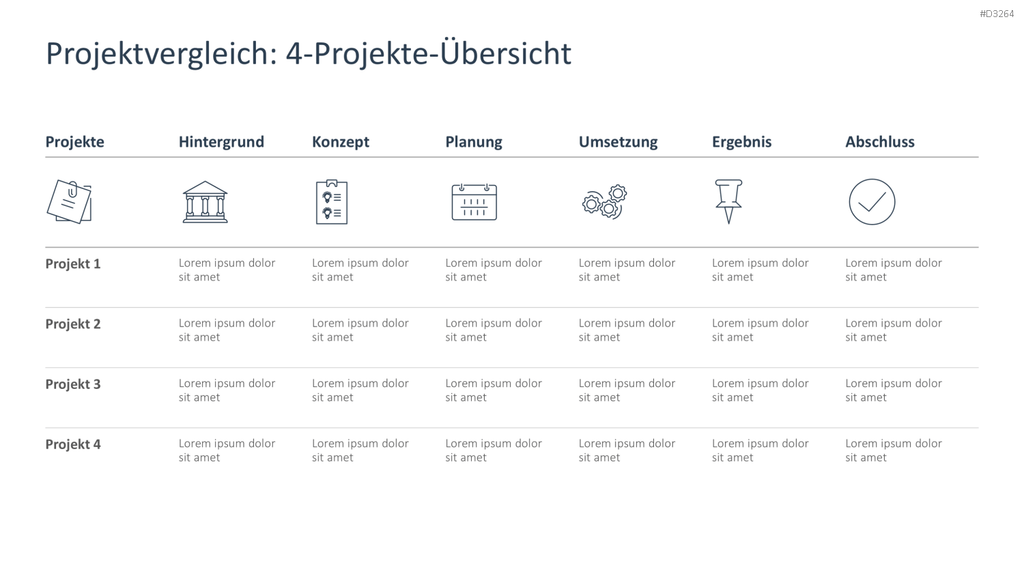 Projektpräsentation PowerPoint-Vorlage