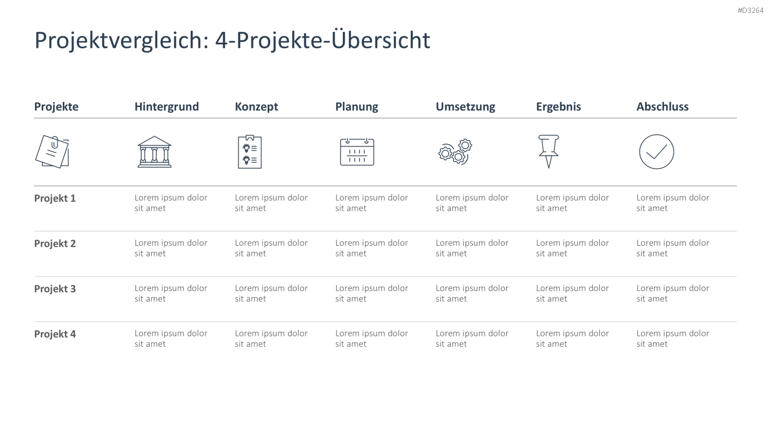 Projektpräsentation PowerPoint-Vorlage