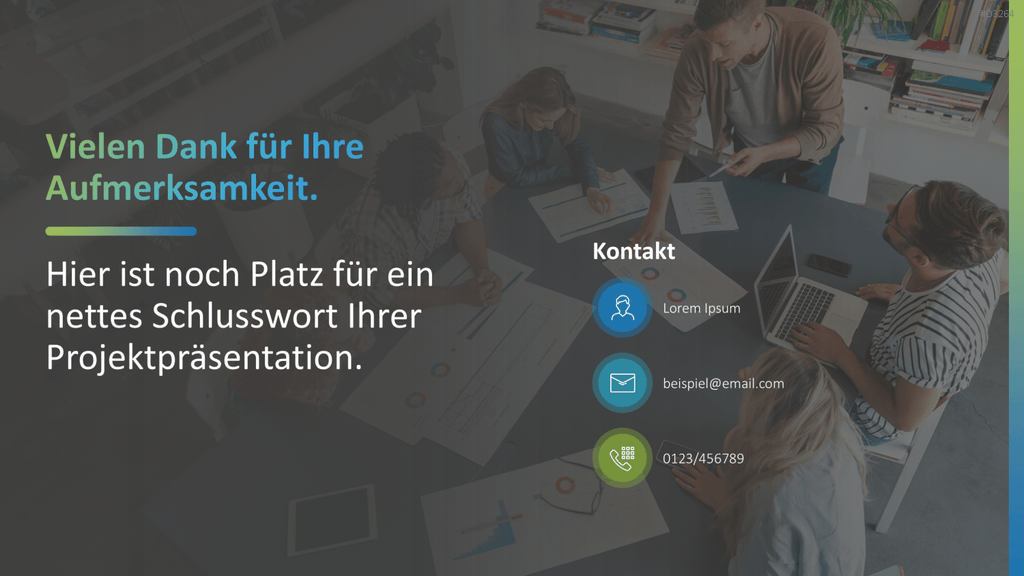 Projektpräsentation PowerPoint-Vorlage