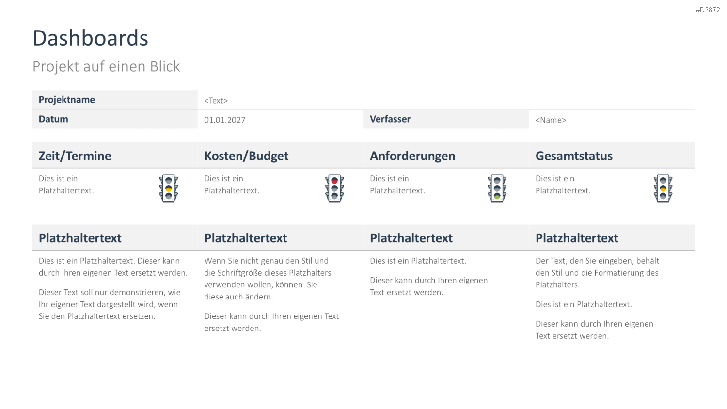 Projektstatusbericht Vorlage