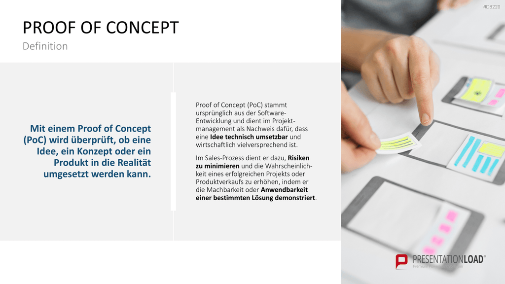 Proof of Concept PowerPoint-Vorlage