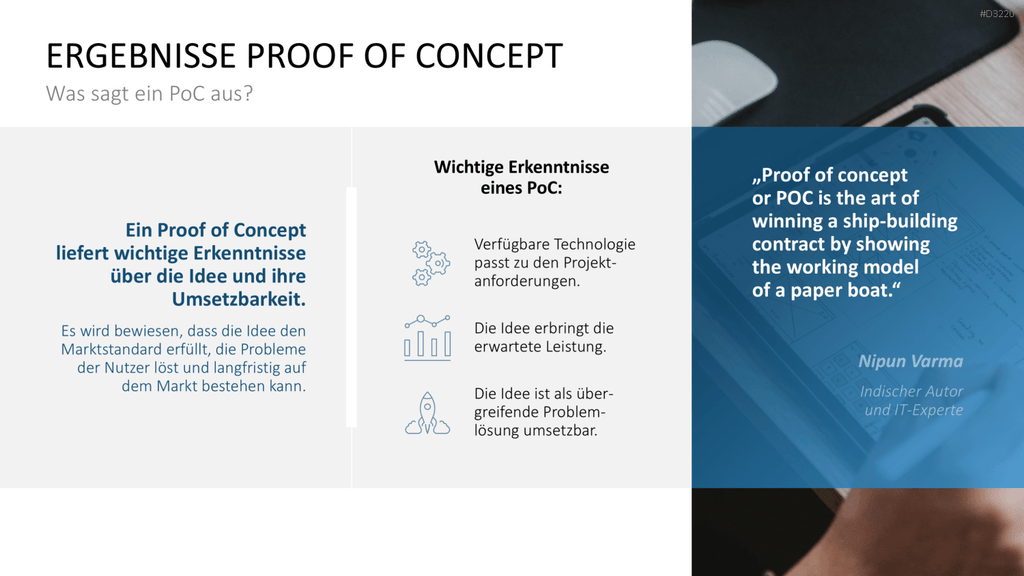 Proof of Concept PowerPoint-Vorlage