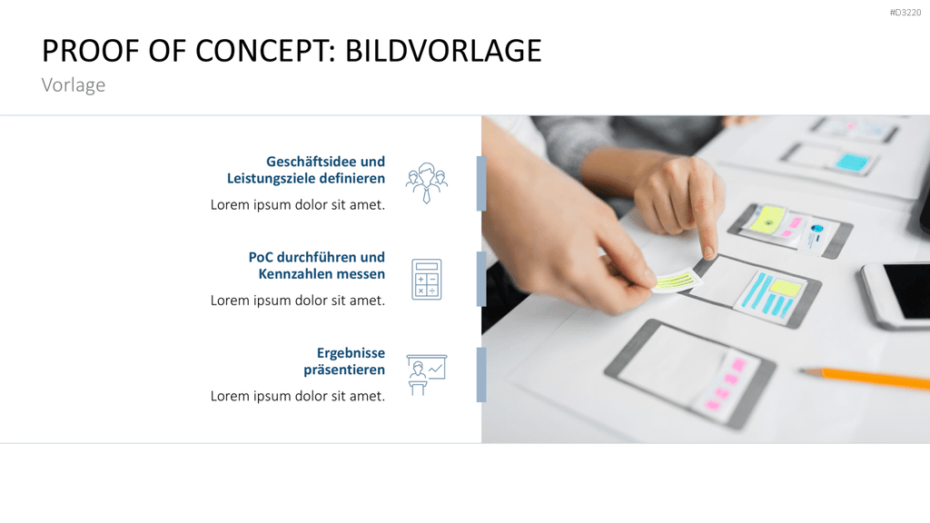 Proof of Concept PowerPoint-Vorlage