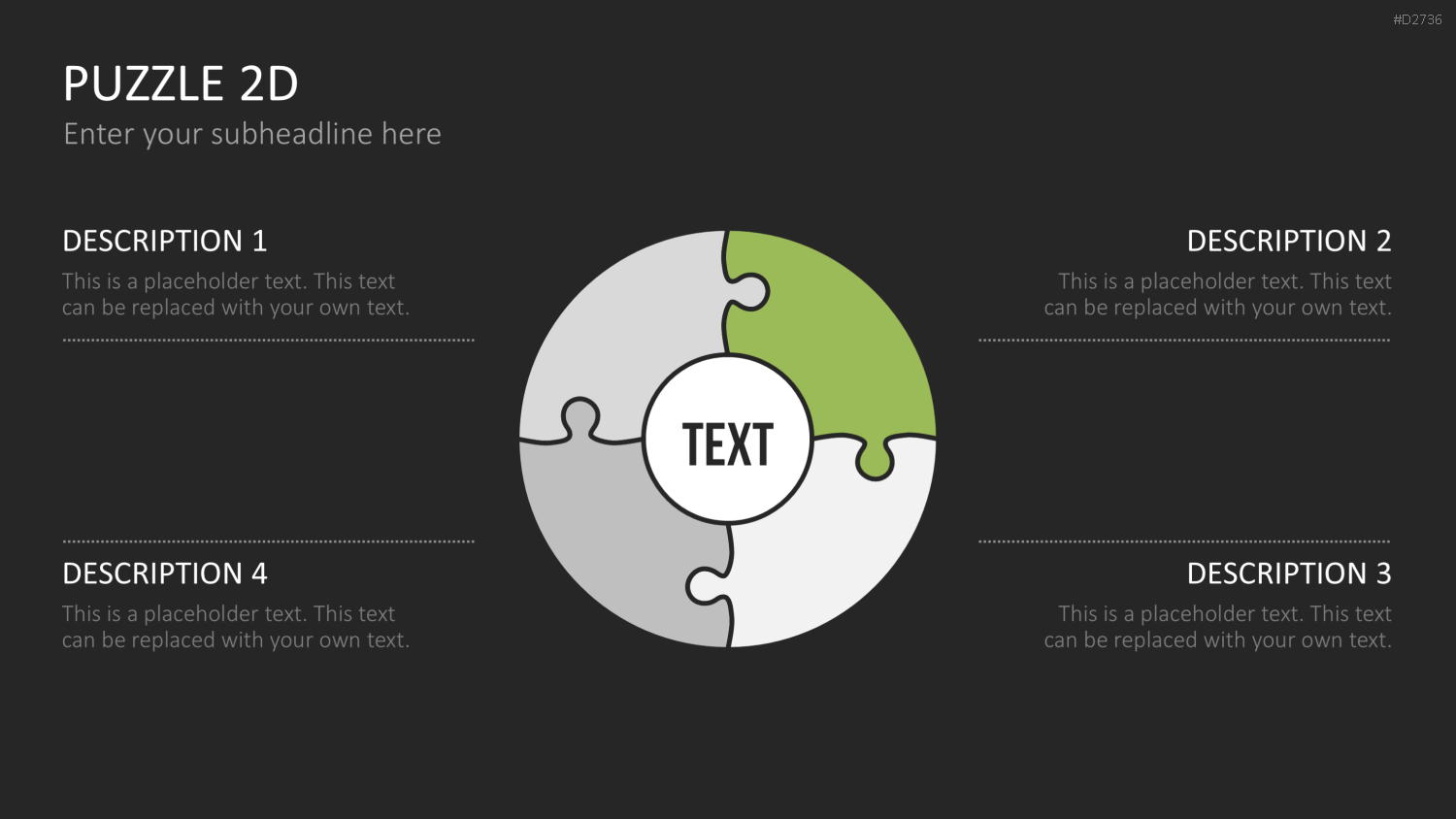 Puzzle - Toolbox 2D PowerPoint-Vorlage