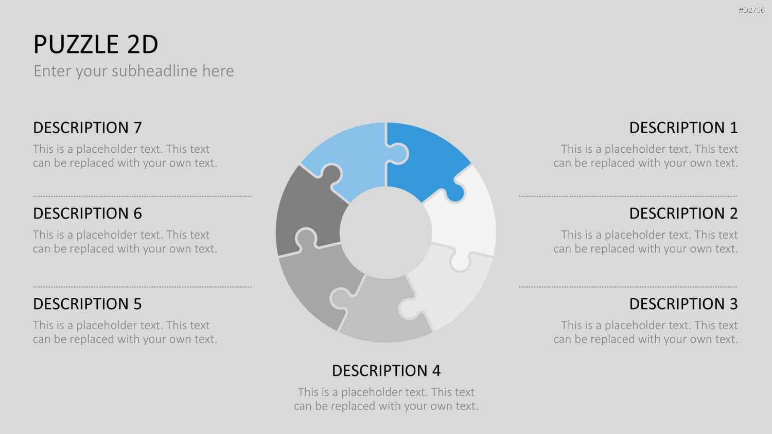 Puzzle - Toolbox 2D PowerPoint-Vorlage