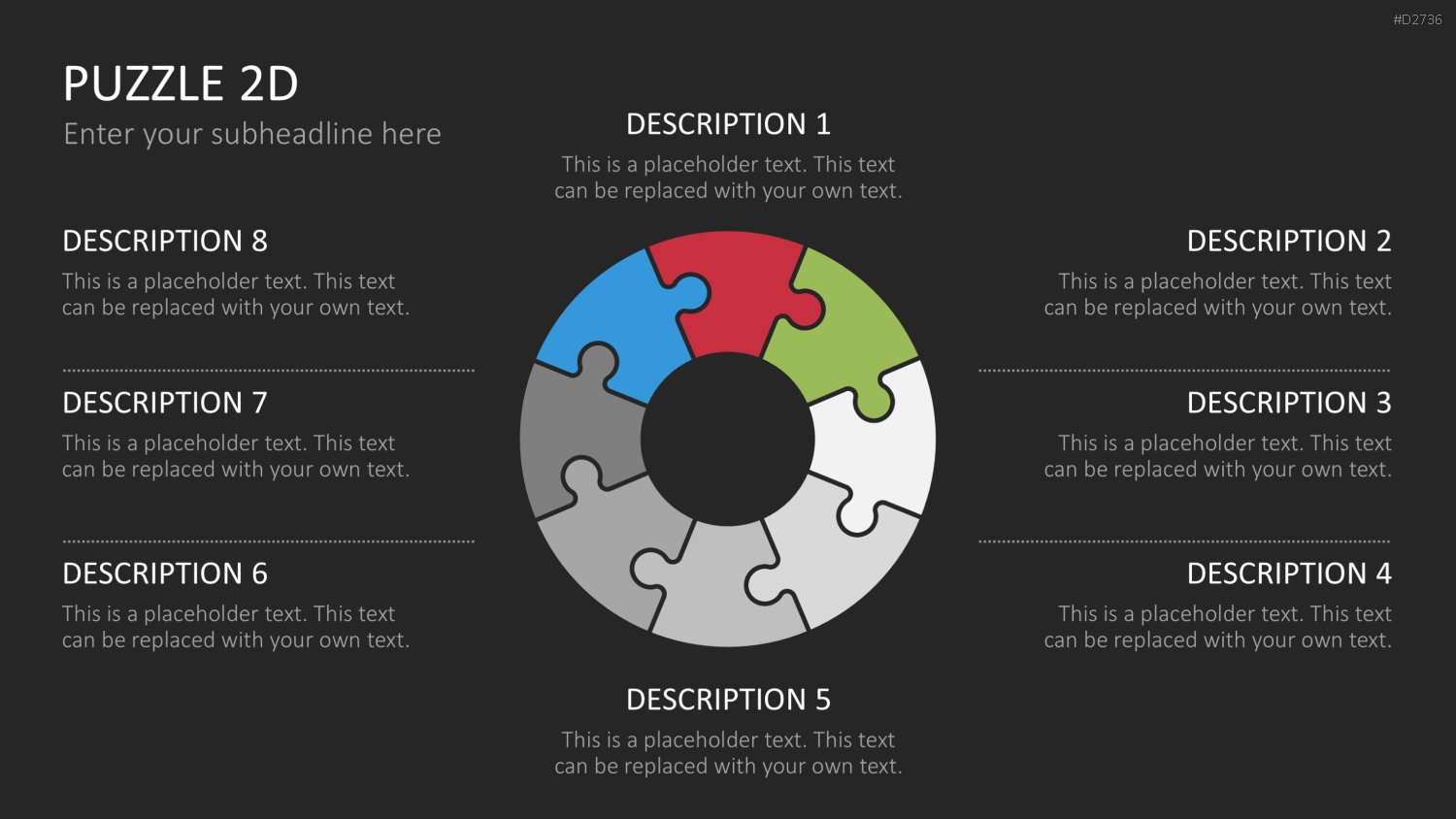 Puzzle - Toolbox 2D PowerPoint-Vorlage