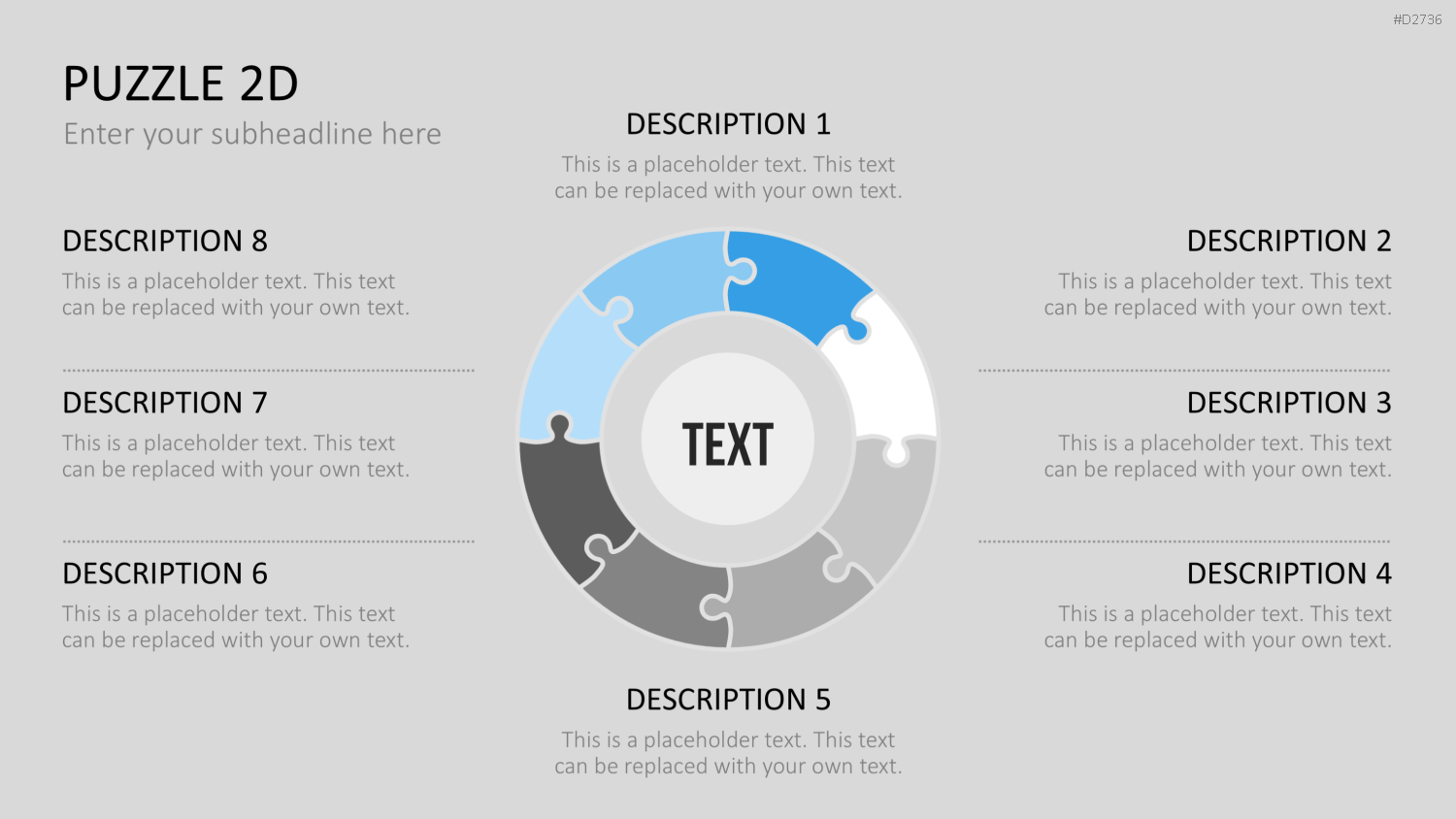 Puzzle - Toolbox 2D PowerPoint-Vorlage