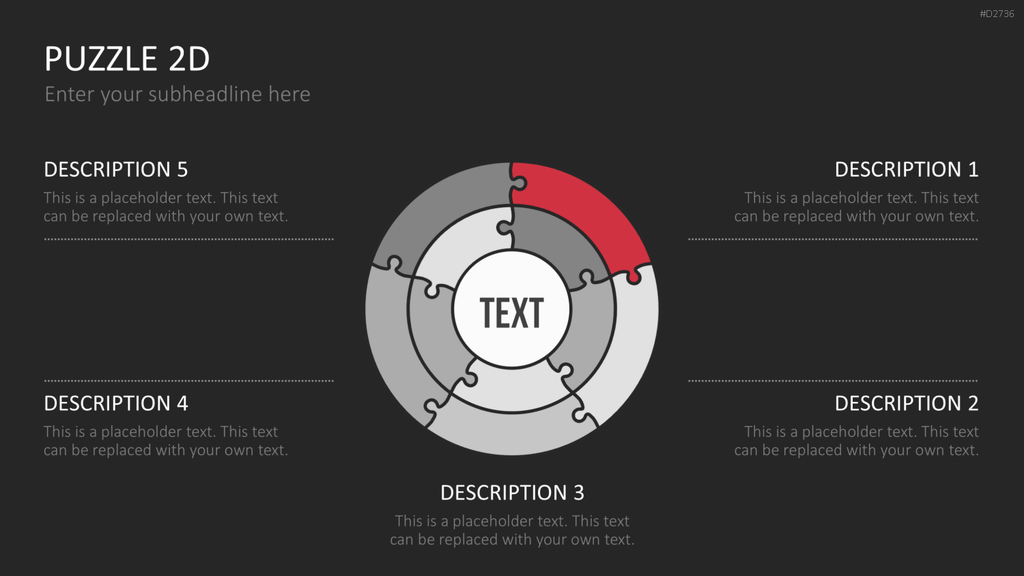 Puzzle - Toolbox 2D PowerPoint-Vorlage