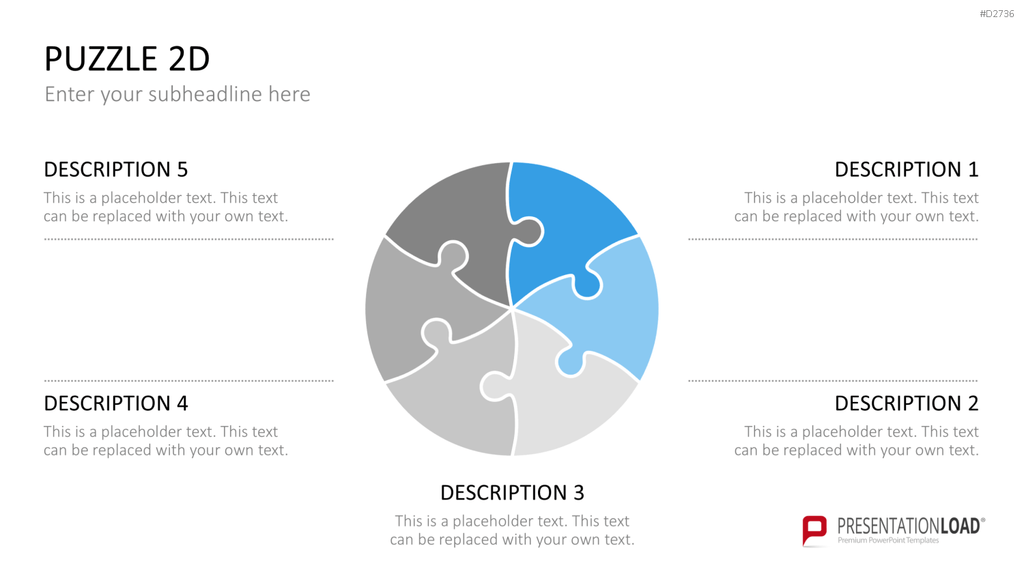 Puzzle - Toolbox 2D PowerPoint-Vorlage
