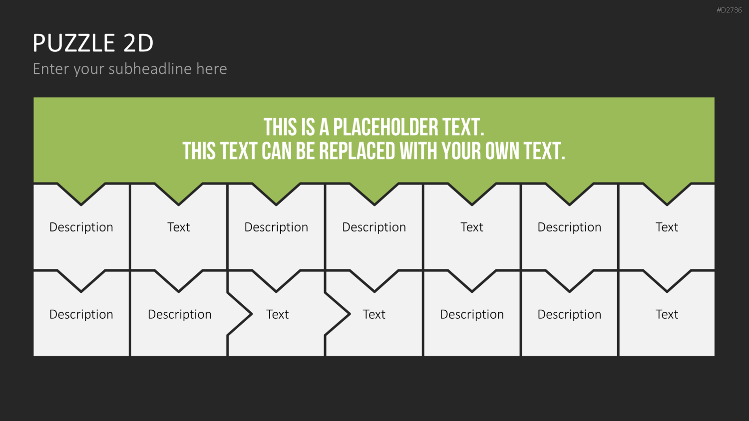 Puzzle - Toolbox 2D PowerPoint-Vorlage