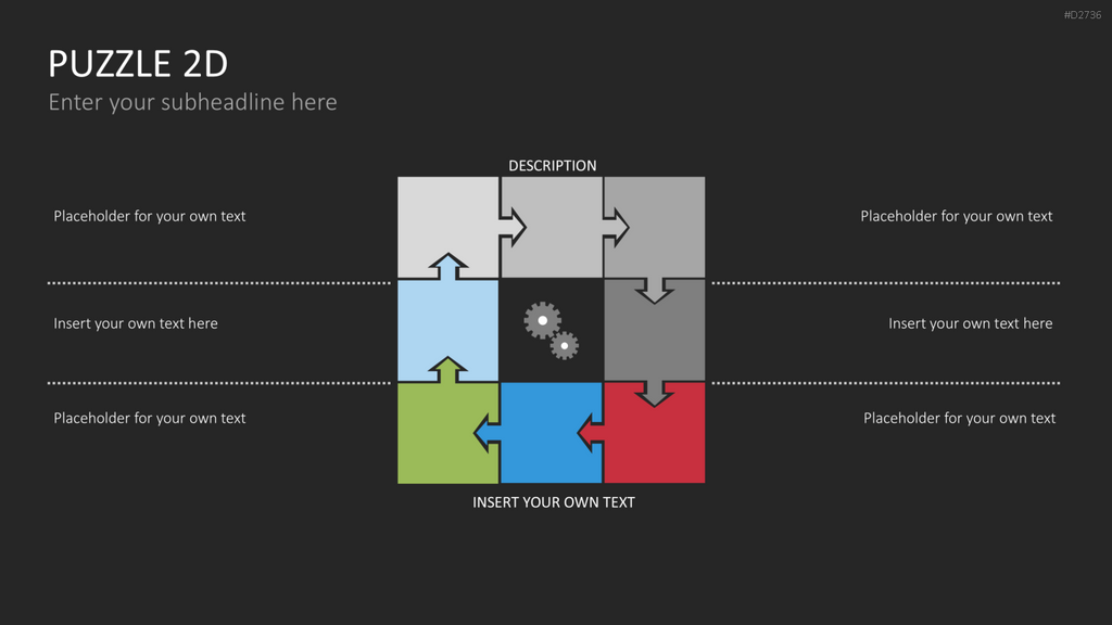 Puzzle - Toolbox 2D PowerPoint-Vorlage