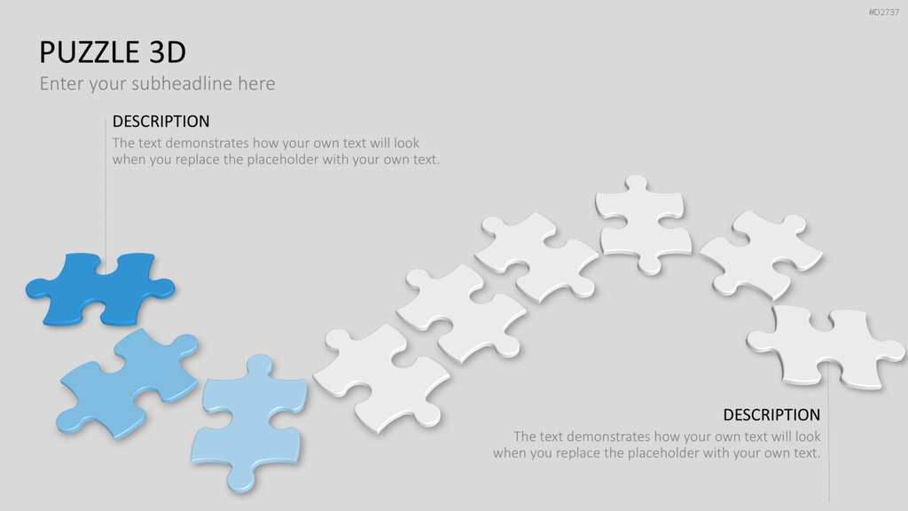 Puzzle - Toolbox 3D PowerPoint-Vorlage