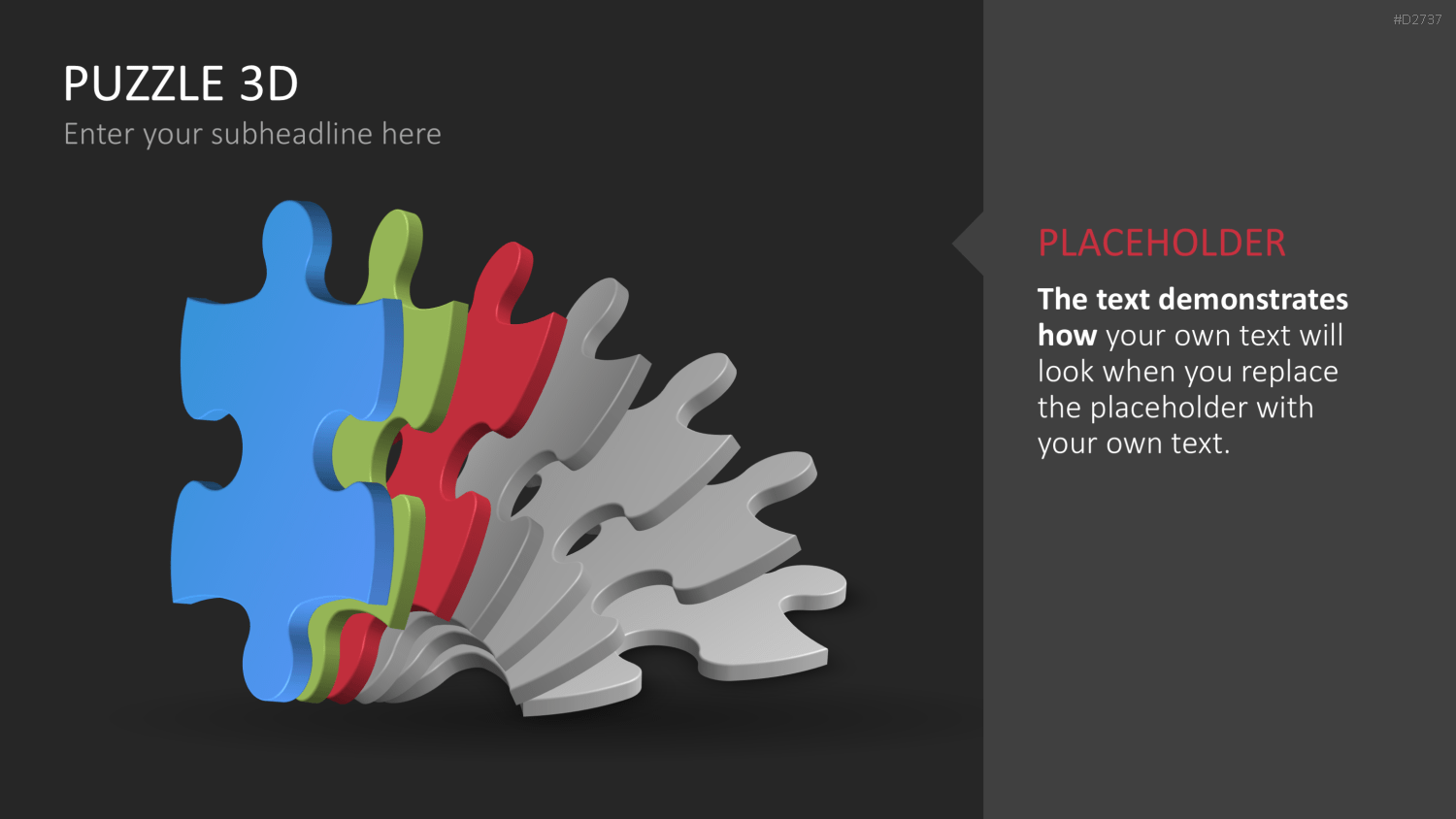 Puzzle - Toolbox 3D PowerPoint-Vorlage